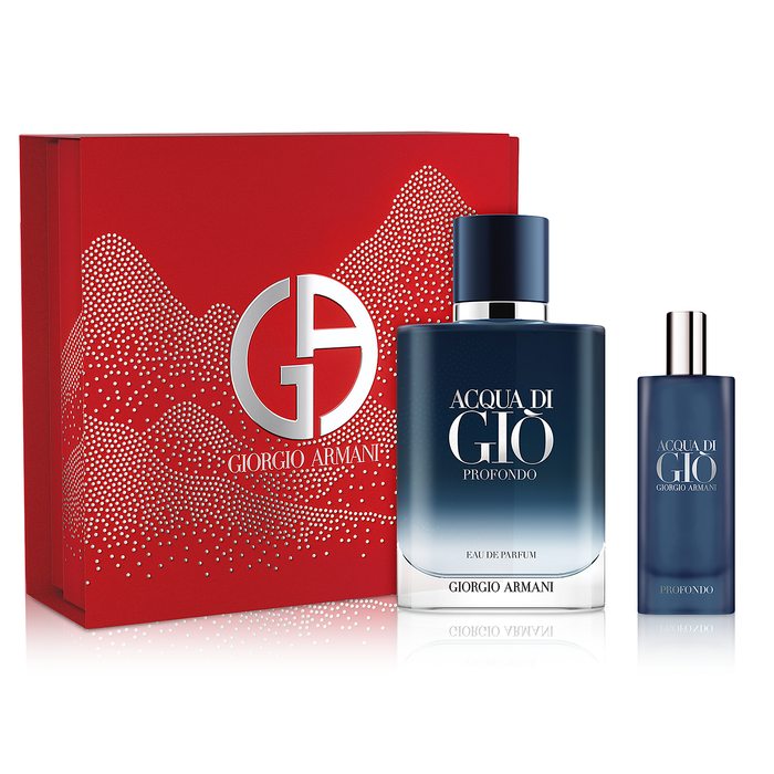 Acqua Di Gio Profondo by Giorgio Armani 100ml EDP 2pc Gift Set