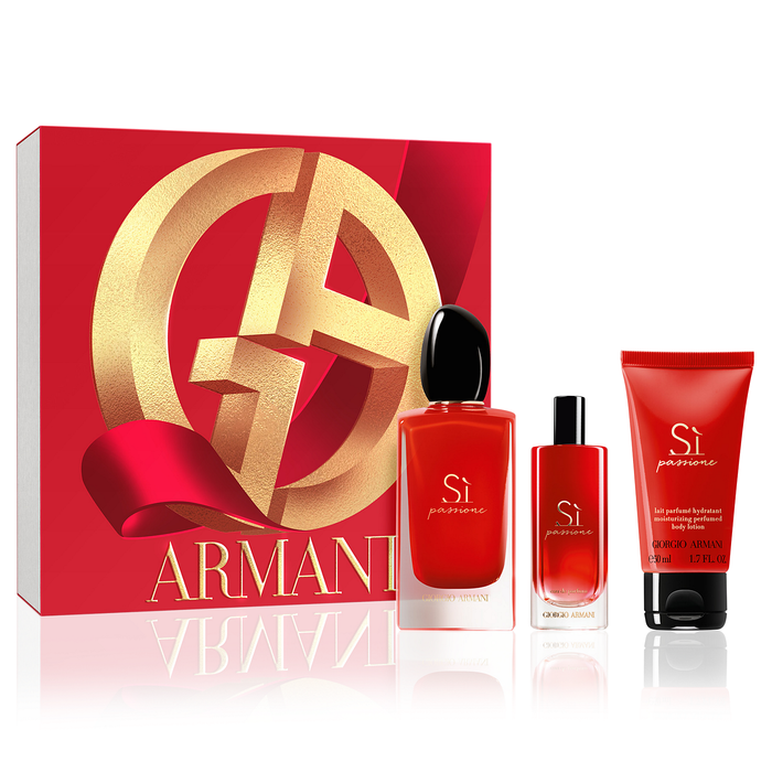 Si Passione by Giorgio Armani 100ml EDP 3 Piece Gift Set