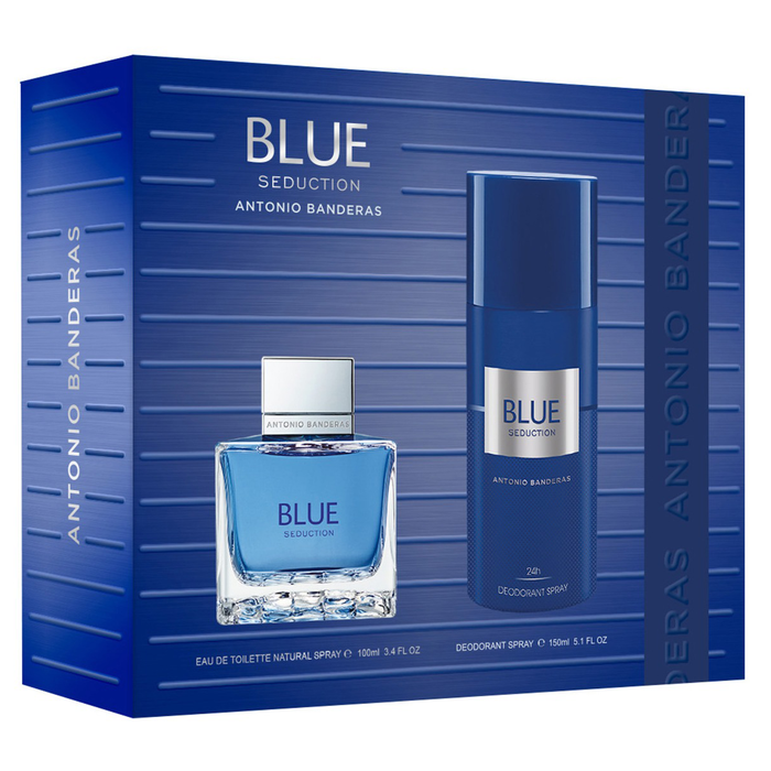Blue Seduction by Antonio Banderas 100ml EDT 2pc Gift Set
