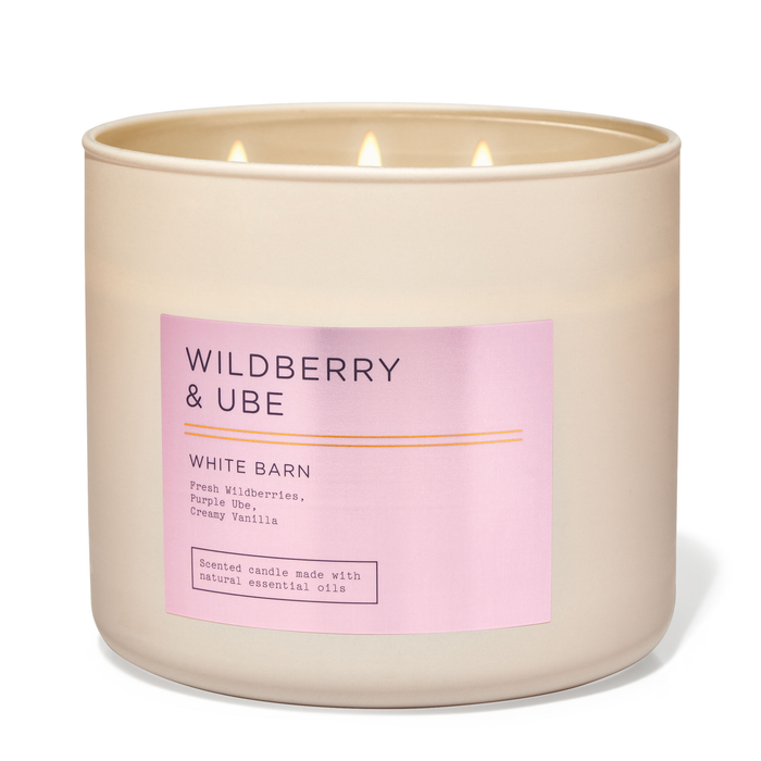 Wildberry & Ube by Bath & Body Works 3-Wick Scented Candle