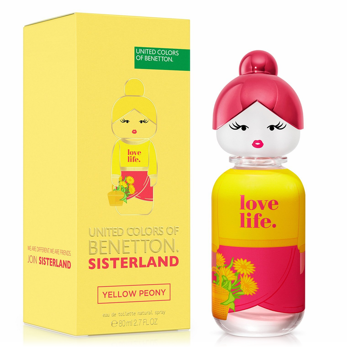 Sisterland Yellow Peony by Benetton 80ml EDT