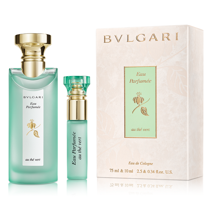 Eau Parfumee Au The Vert by Bvlgari 75ml EDC 2pc Gift Set