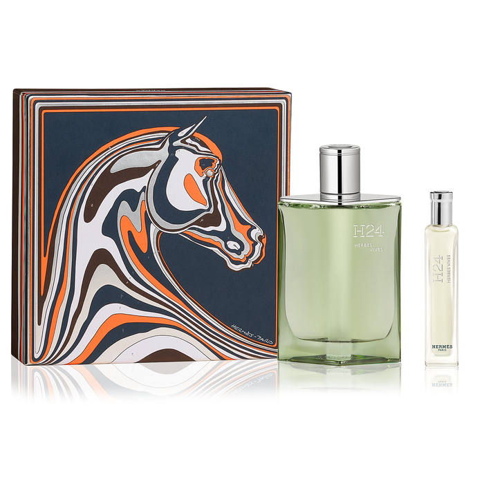 H24 Herbes Vives by Hermes 100ml EDP 2 Piece Gift Set
