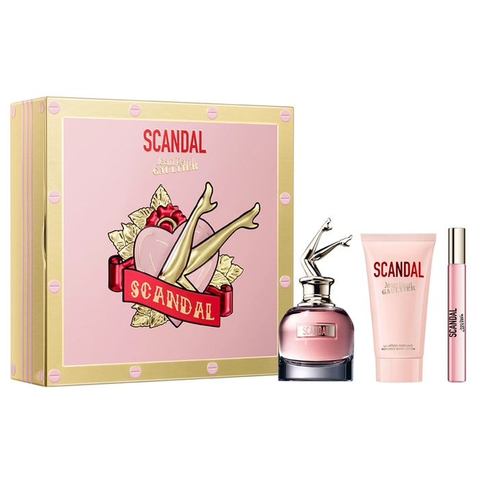 Scandal by Jean Paul Gaultier 50ml EDP 3 Piece Gift Set