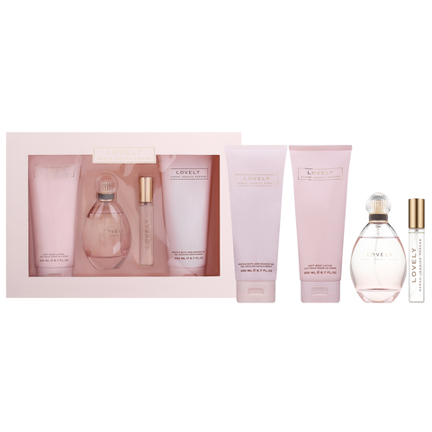 Lovely by Sarah Jessica Parker 100ml EDP 4 Piece Gift Set