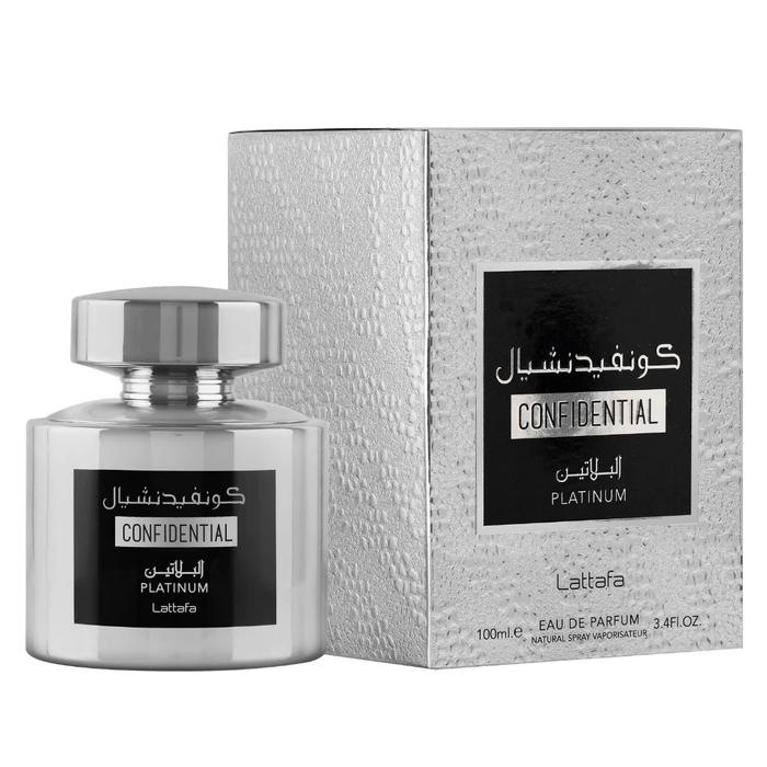 Confidential Platinum by Lattafa 100ml EDP