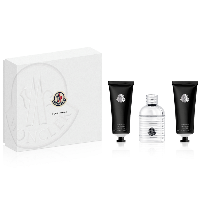 Moncler Pour Homme by Moncler 100ml EDP 3 Piece Gift Set