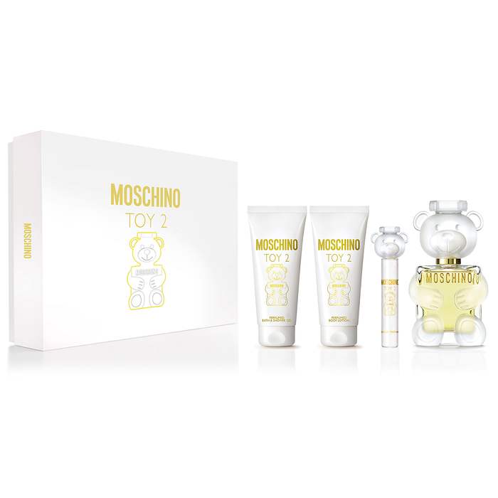 Moschino Toy 2 by Moschino 100ml EDP 4 Piece Gift Set