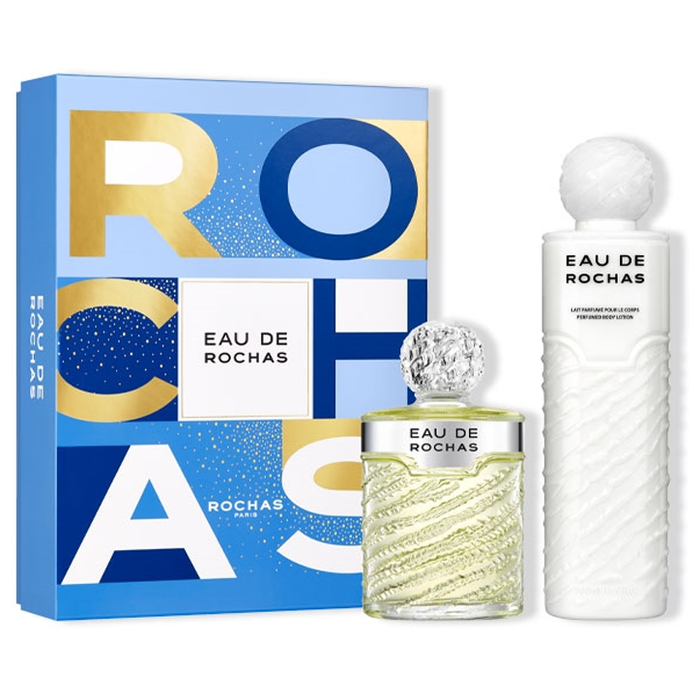 Eau De Rochas by Rochas 220ml EDT 2pc Gift Set for Women