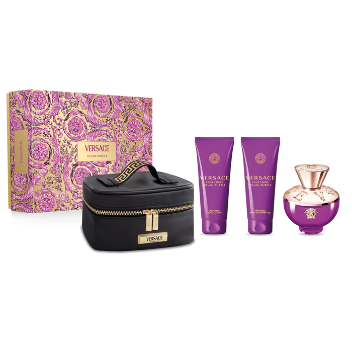Dylan Purple Pour Femme by Versace 100ml EDP 4pc Gift Set