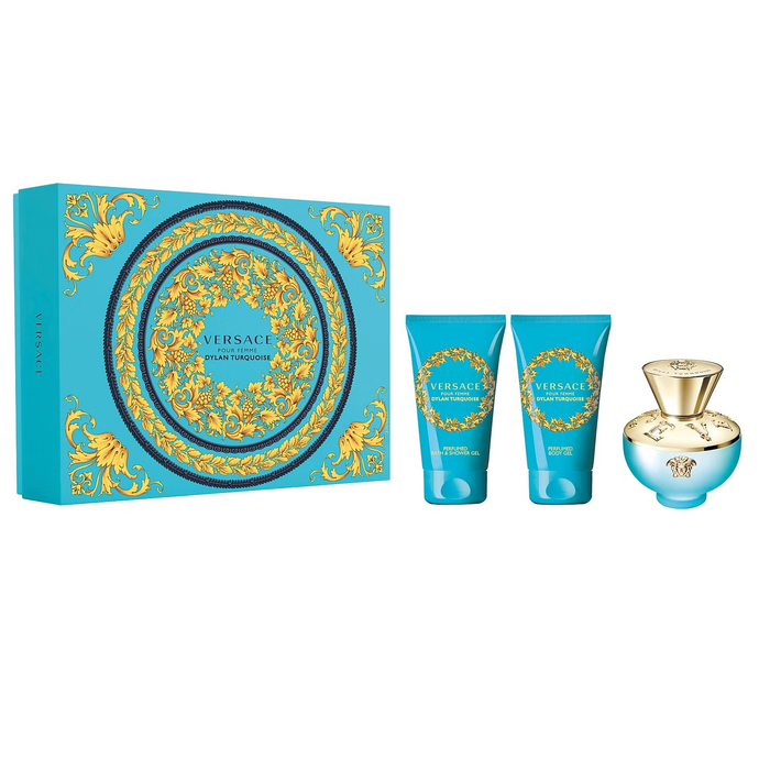 Dylan Turquoise by Versace 50ml EDT 3 Piece Gift Set