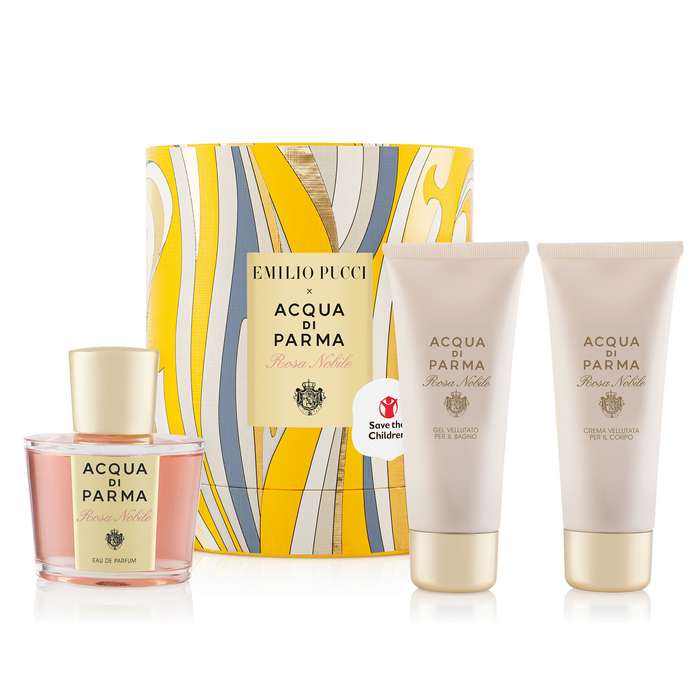 Rosa Nobile by Acqua Di Parma 100ml EDP 3 Piece Gift Set