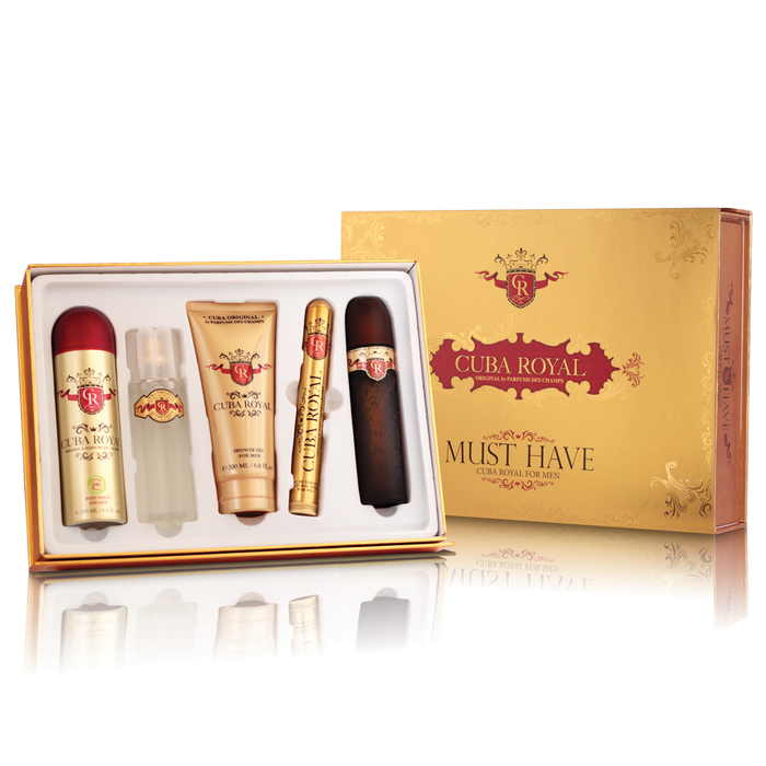 Cuba Royal by Fragluxe 100ml EDT 5 Piece Gift Set