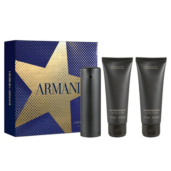 Emporio Armani by Giorgio Armani 50ml EDT 3 Piece Gift Set