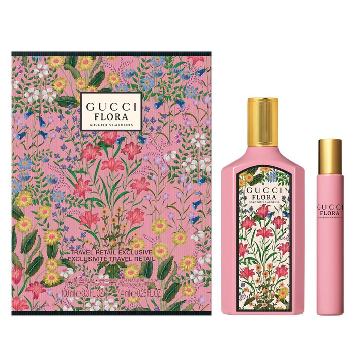 Gucci Flora Gorgeous Gardenia 100ml EDP 2 Piece Gift Set