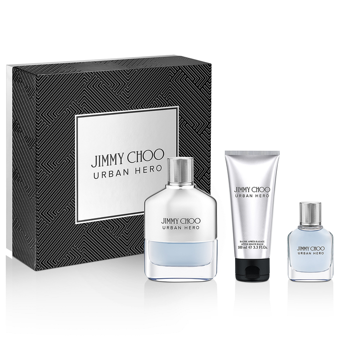 Urban Hero by Jimmy Choo 100ml EDP 3 Piece Gift Set