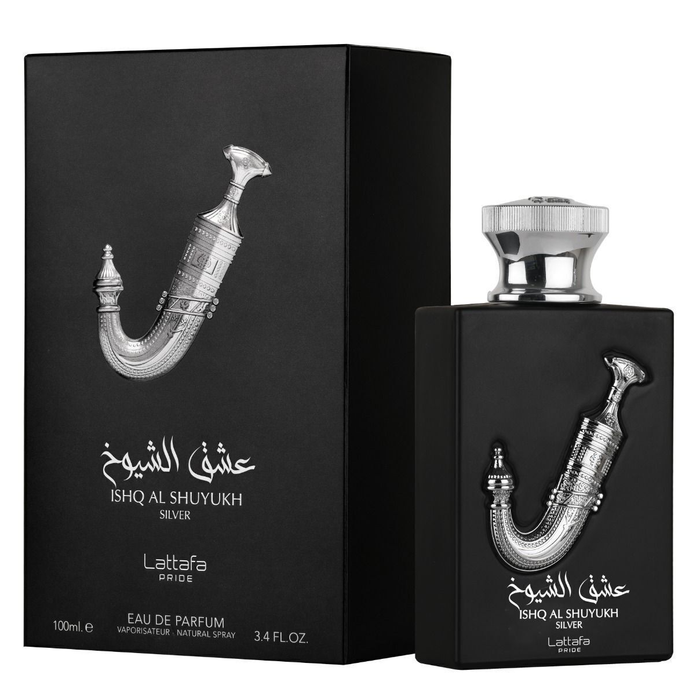 Ishq Al Shuyukh Silver by Lattafa 100ml EDP