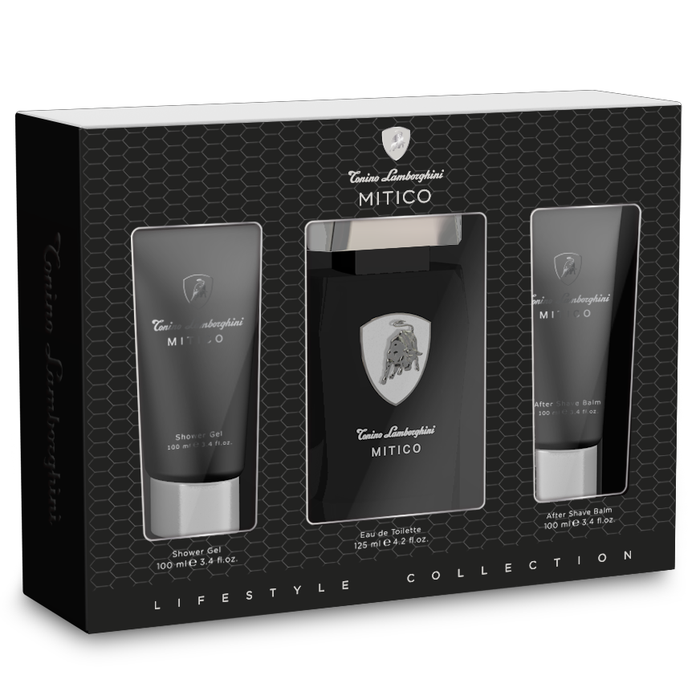 Mitico by Tonino Lamborghini 125ml EDT 3 Piece Gift Set