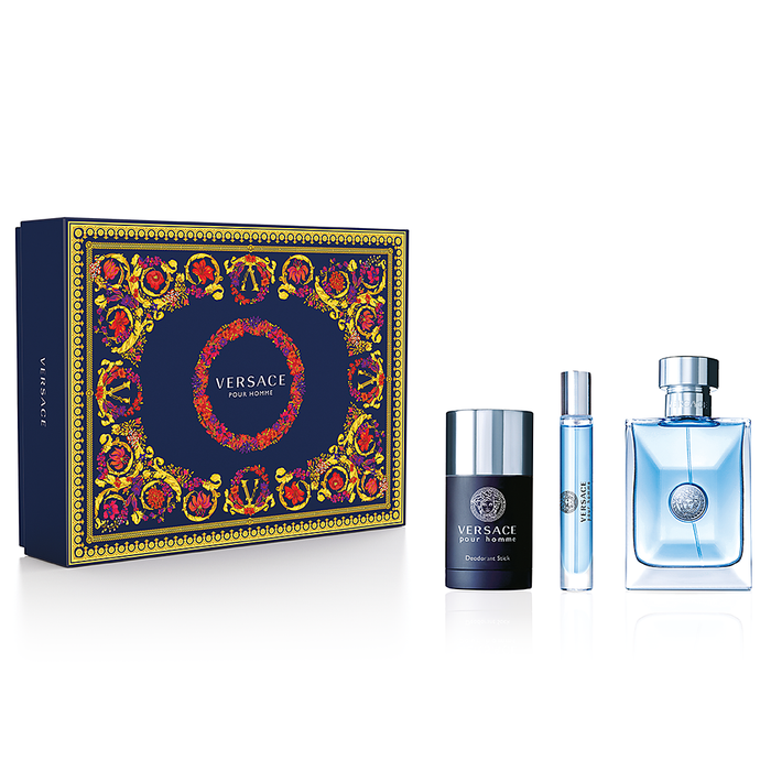 Versace Pour Homme 100ml EDT 3 Piece Gift Set for Men