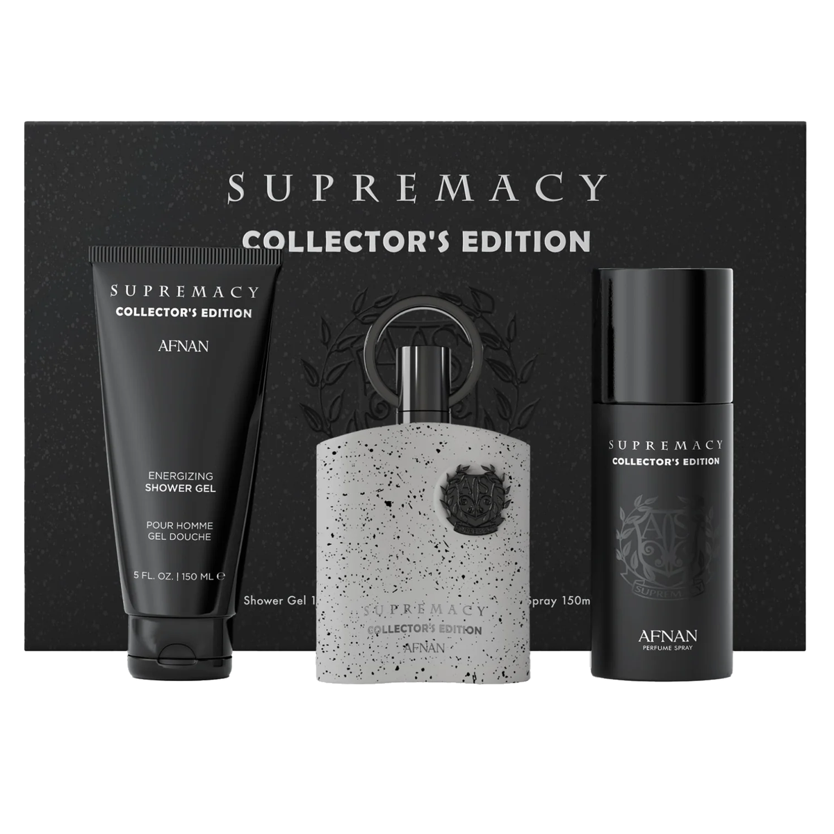 Supremacy Collector's Edition by Afnan 100ml EDP 3 Piece Gift Set Supremacy Collector's Edition by Afnan 100ml EDP 3 Piece Gift Set