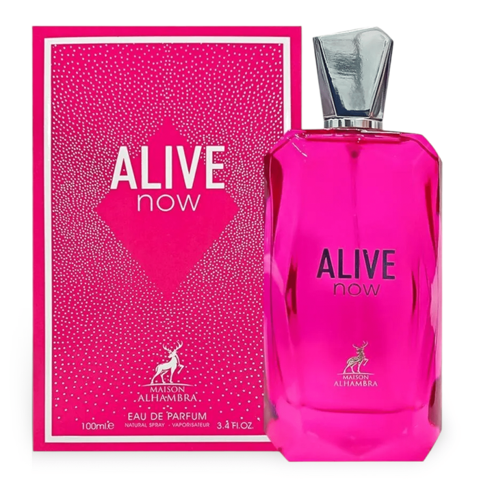 ドバイ香水ALIVE now EDP 100ml Alive Now by Alhambra 100ml EDP for Women — Perfume NZ