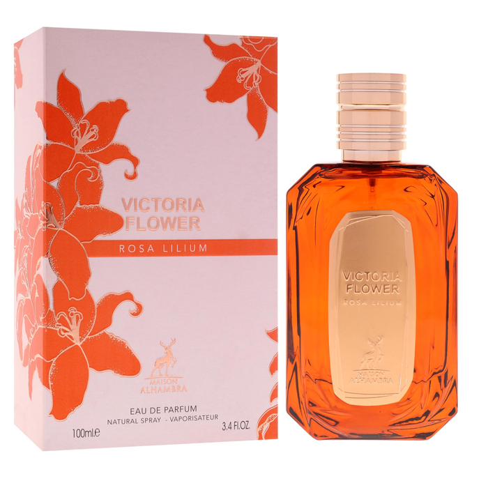 Victoria Flower Rosa Lilium by Alhambra 100ml EDP