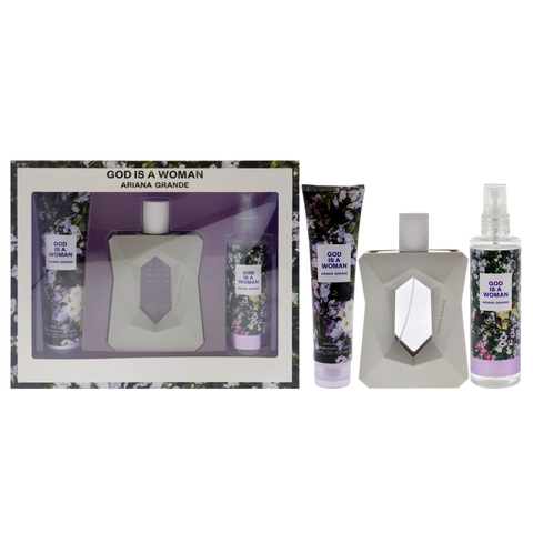 God Is A Woman by Ariana Grande 100ml EDP 3pc Gift Set
