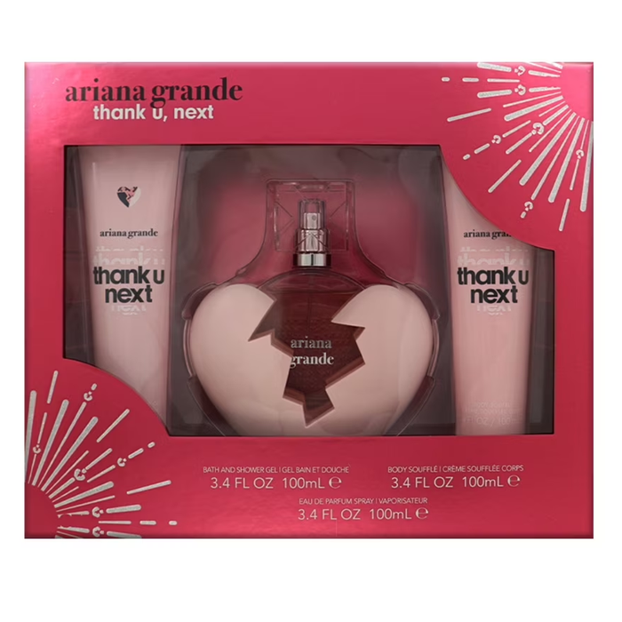 Thank U Next by Ariana Grande 100ml EDP 3 Piece Gift Set