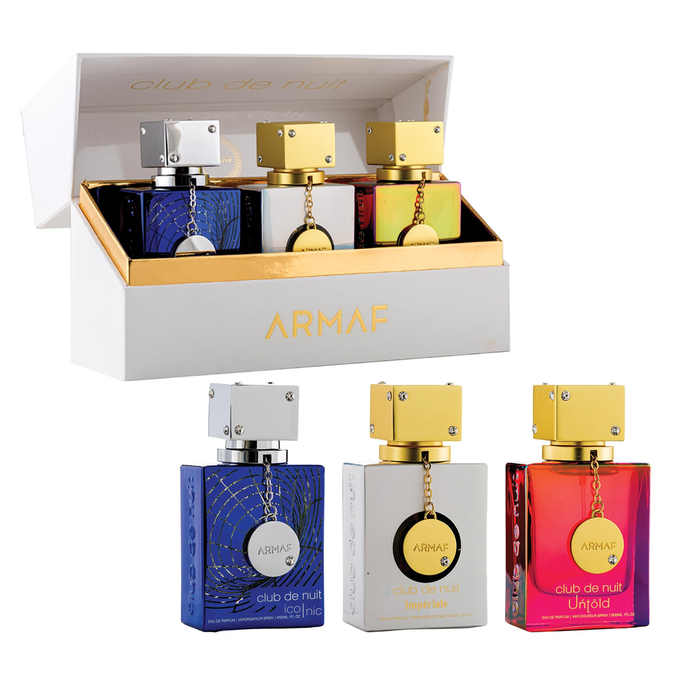 Club De Nuit Parfum Collection by Armaf 3x 30ml Gift Set