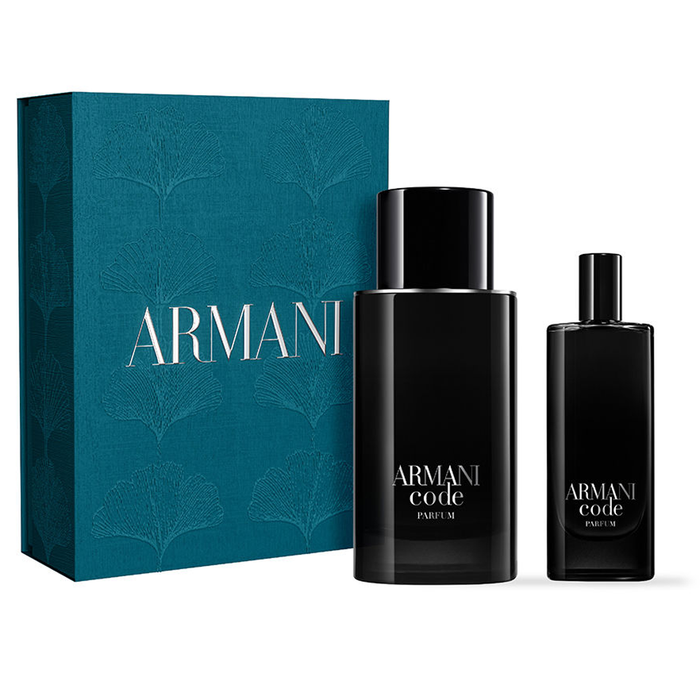 Armani Code by Giorgio Armani 75ml Parfum 2 Piece Gift Set