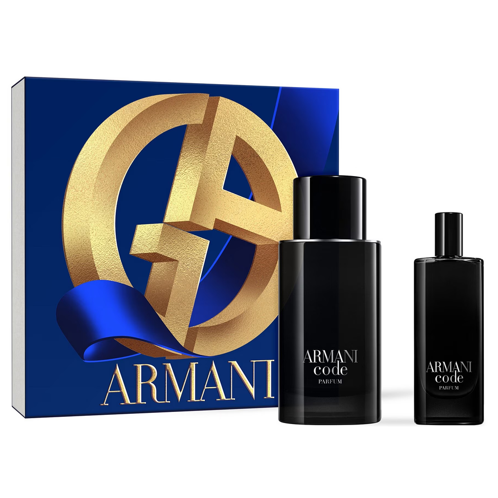 Armani Code by Giorgio Armani 75ml Parfum 2 Piece Gift Set Perfume NZ