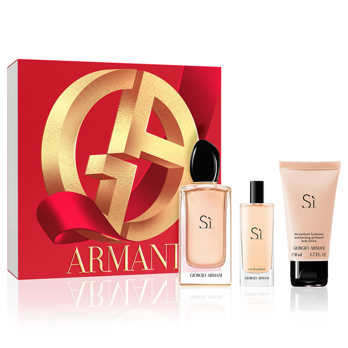 GIORGIO ARMANI Si 3本セット Si by Giorgio Armani 100ml EDP 3 Piece Gift Set — Perfume NZ