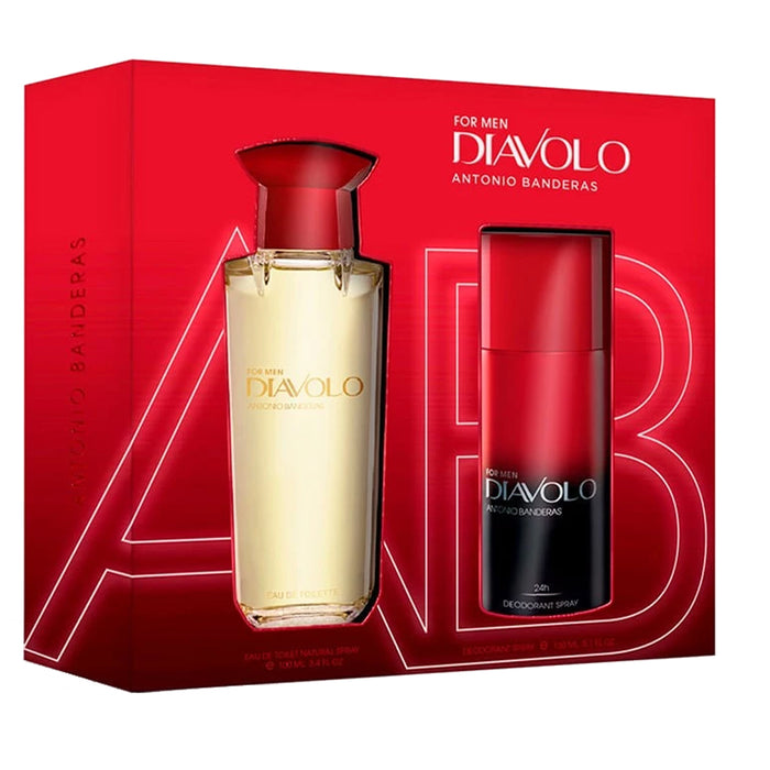 Diavolo by Antonio Banderas 100ml EDT 2 Piece Gift Set