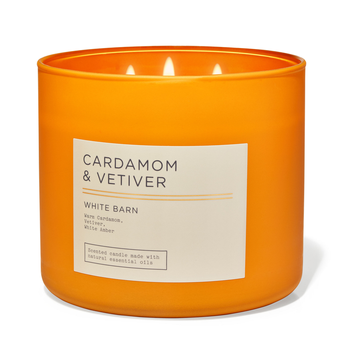 Cardamom & Vetiver by Bath & Body Works 3-Wick Scented Candle