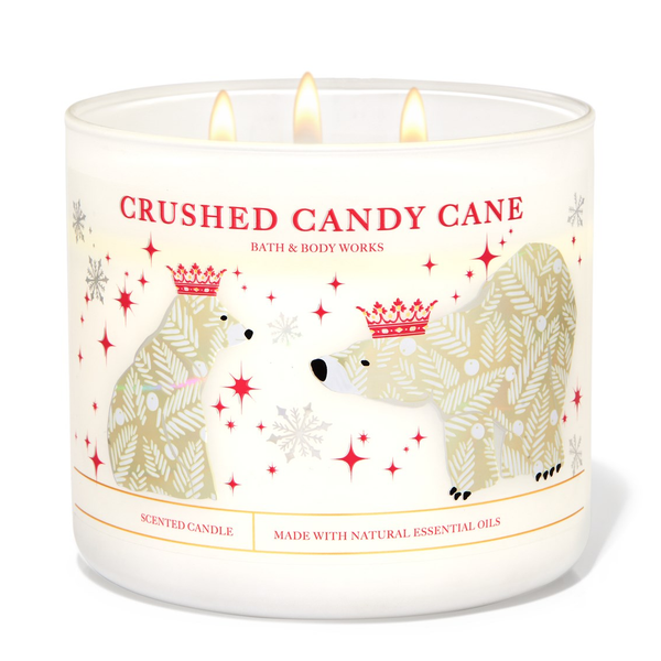 Crushed Candy Cane by Bath & Body Works 3-Wick Scented Candle