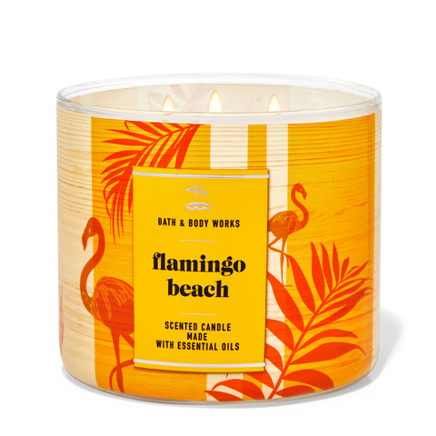 Flamingo Beach by Bath & Body Works 3-Wick Scented Candle