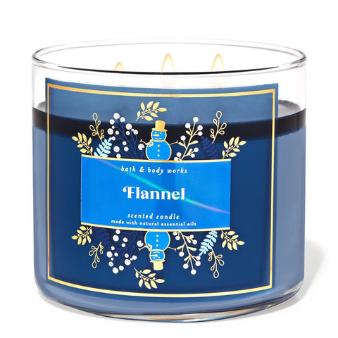 Flannel by Bath & Body Works 3-Wick Scented Candle