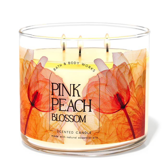 Pink Peach Blossom by Bath & Body Works 3-Wick Scented Candle