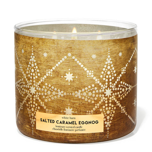 Salted Caramel Eggnog by Bath & Body Works 3-Wick Scented Candle