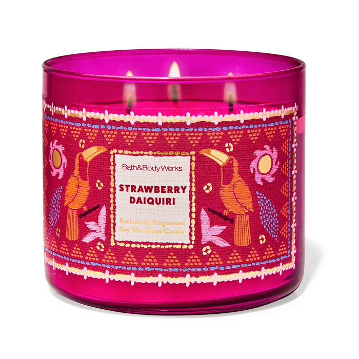Strawberry Daiquiri by Bath & Body Works 3-Wick Scented Candle