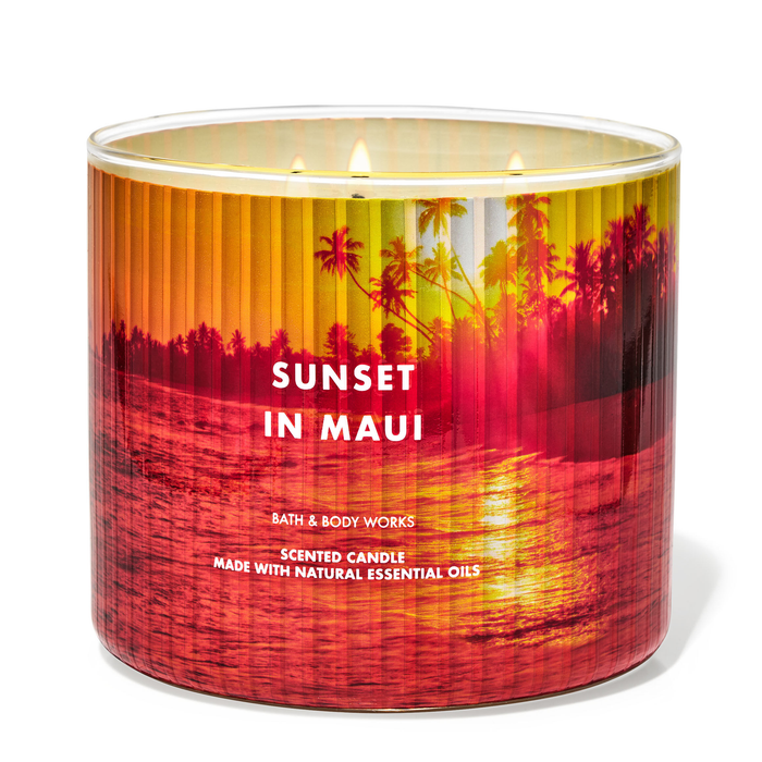 Sunset In Maui by Bath & Body Works 3-Wick Scented Candle