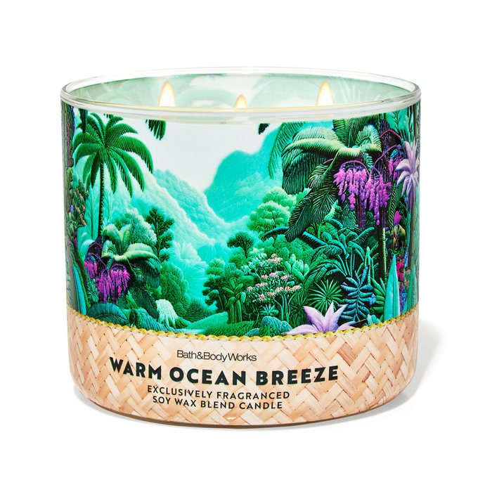 Warm Ocean Breeze by Bath & Body Works 3-Wick Scented Candle