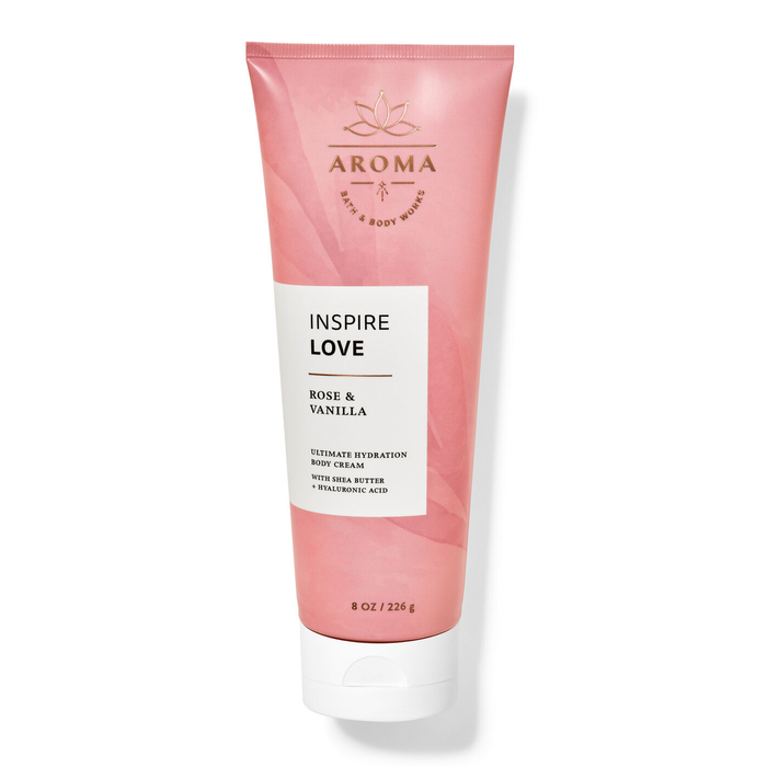 Inspire Love: Rose & Vanilla by Bath & Body Works 226g Body Cream