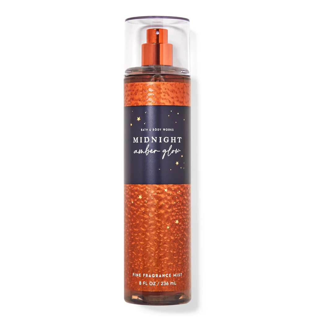 Midnight Amber Glow by Bath & Body Works 236ml Fragrance Mist Perfume NZ