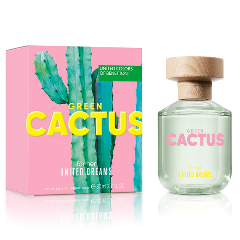 Green Cactus by Benetton 80ml EDT for Women