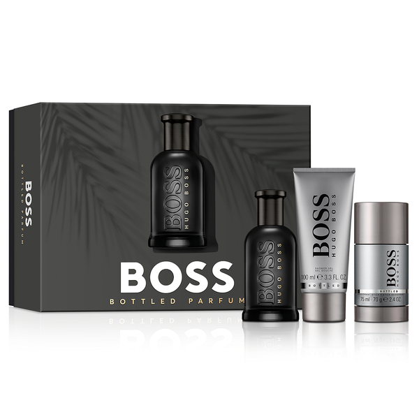 Boss Bottled by Hugo Boss 100ml Parfum 3 Piece Gift Set