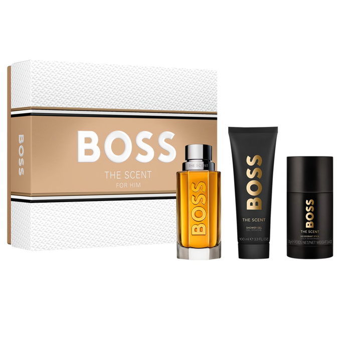 Boss The Scent by Hugo Boss 100ml EDT 3 Piece Gift Set