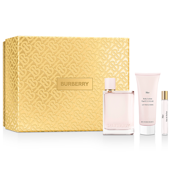 Burberry Her by Burberry 100ml EDP 3 Piece Gift Set