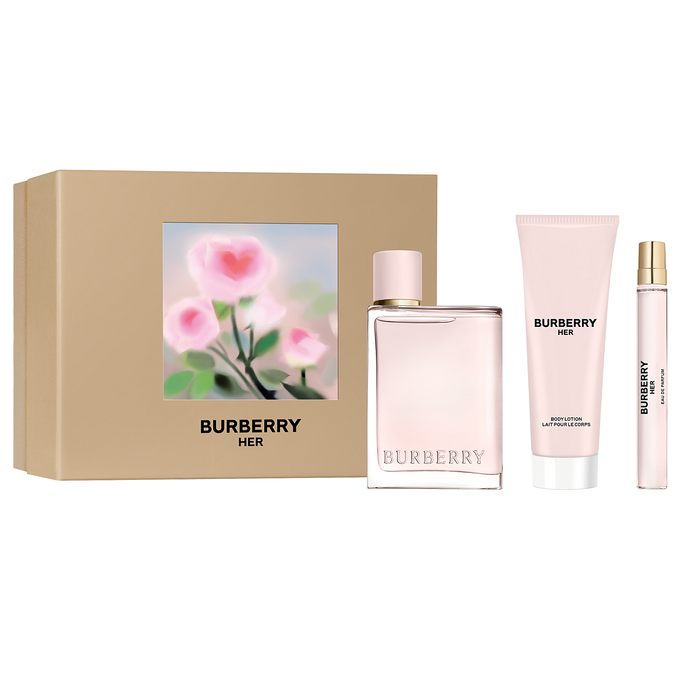 Burberry Her by Burberry 100ml EDP 3 Piece Gift Set