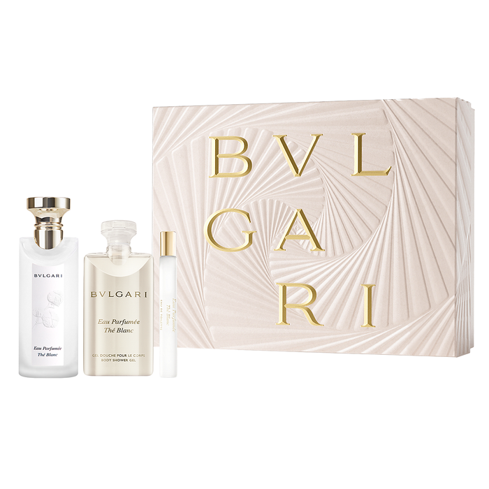 Eau Parfumee Au The Blanc by Bvlgari 75ml EDT 3 Piece Gift Set
